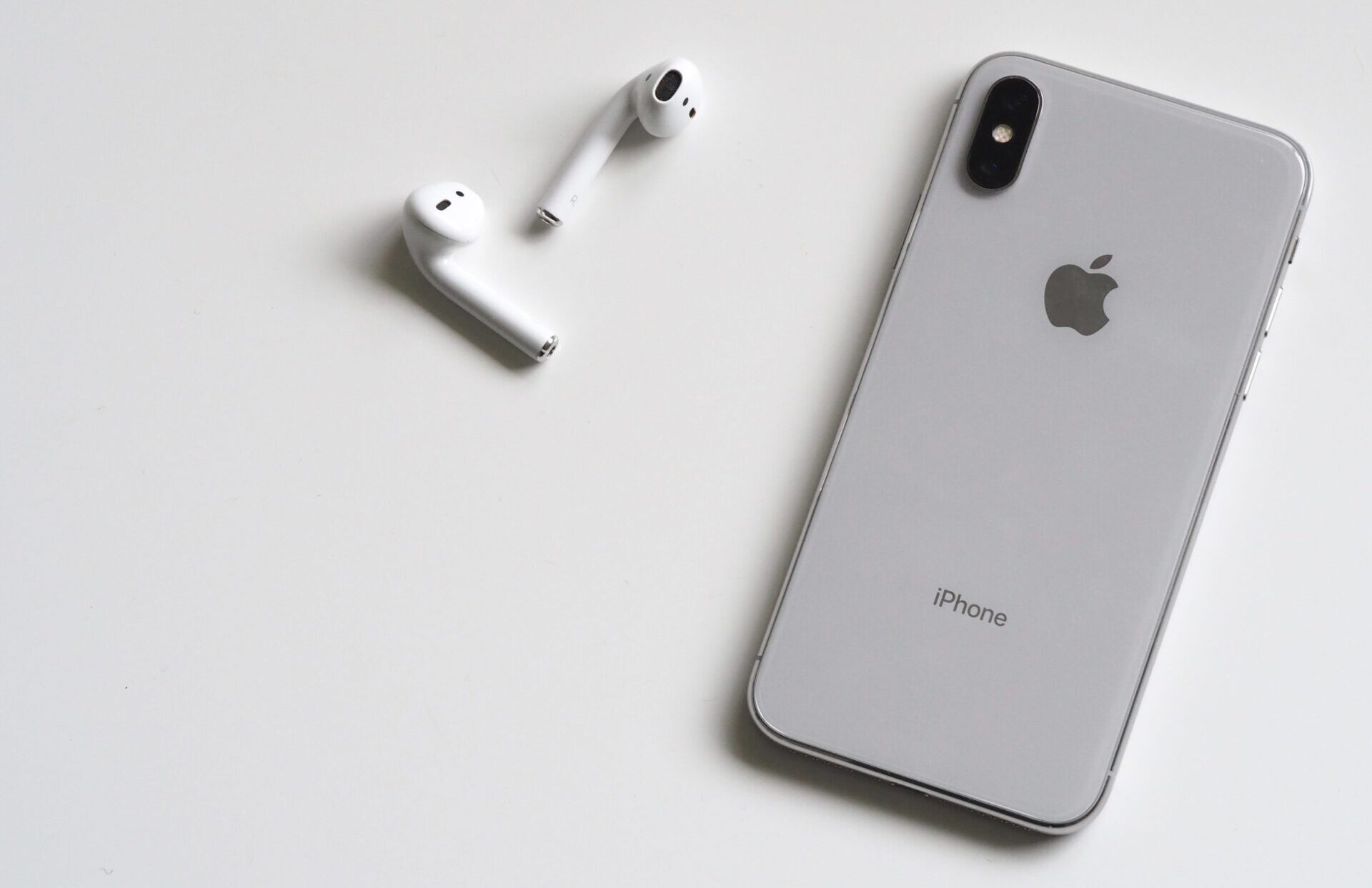 Apple iPhone and Airpods