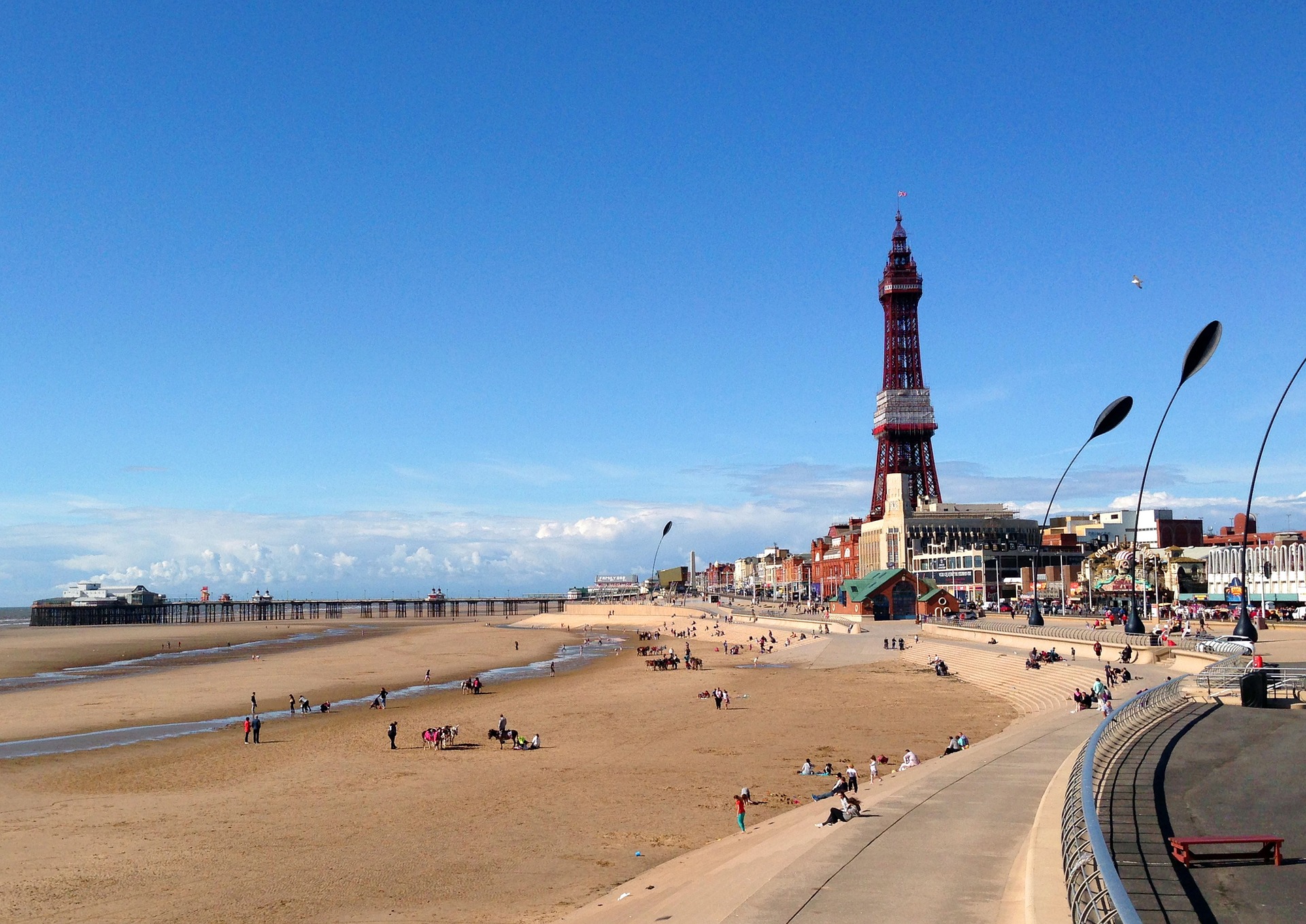 Blackpool beach