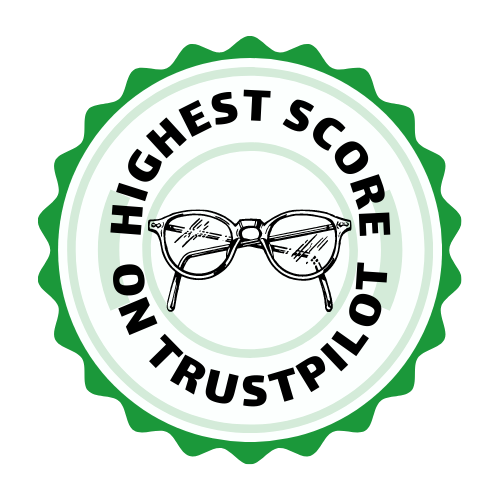 Highest score on Trustpilot rosette - Spex4Less