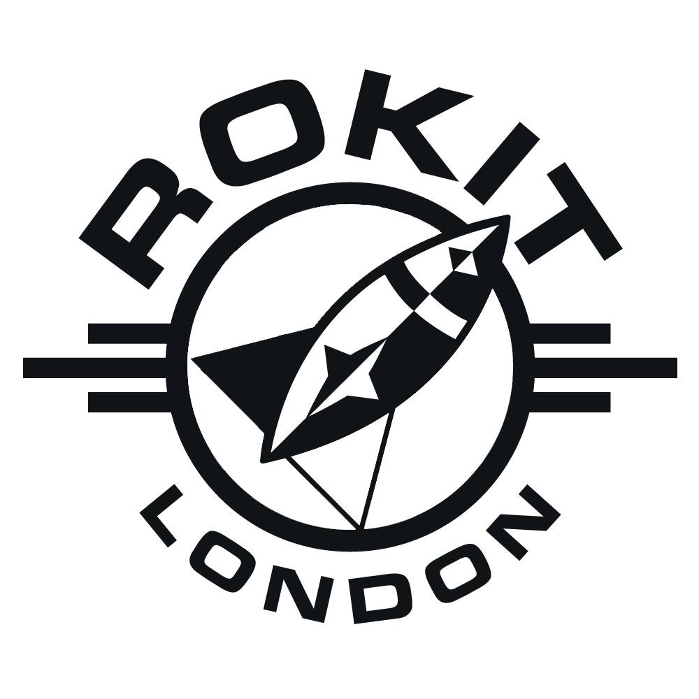 The logo for rokit london.