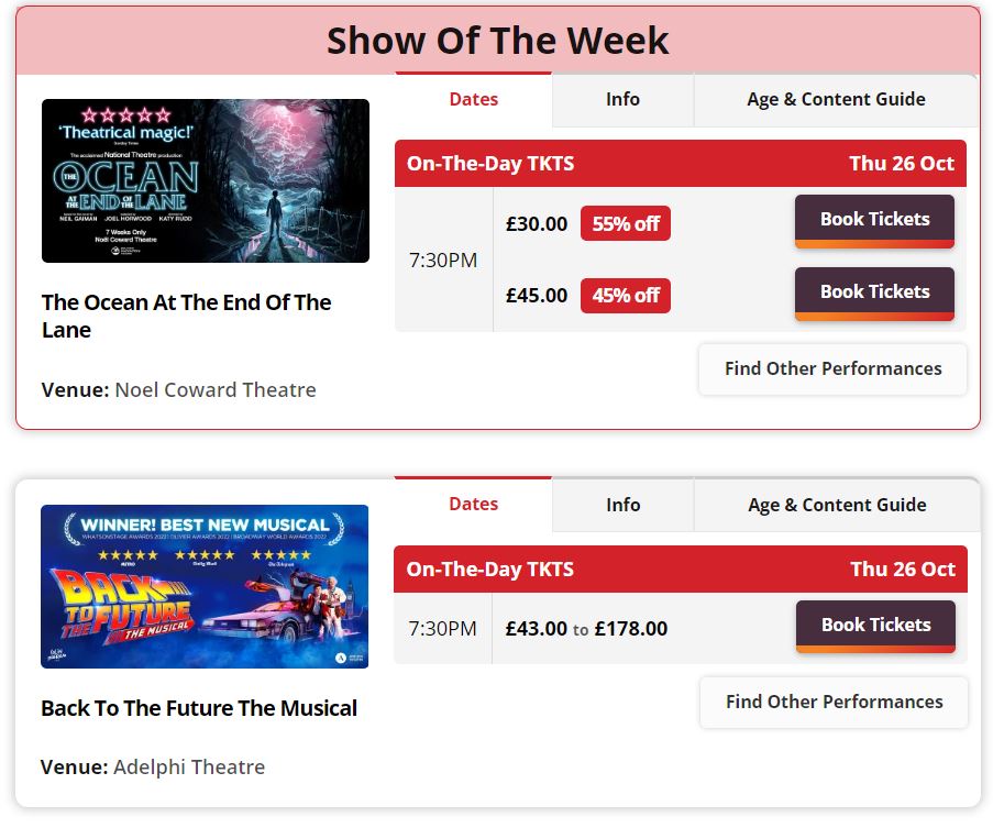 How To Get Cheap West End Tickets For London Shows TopCashback Money