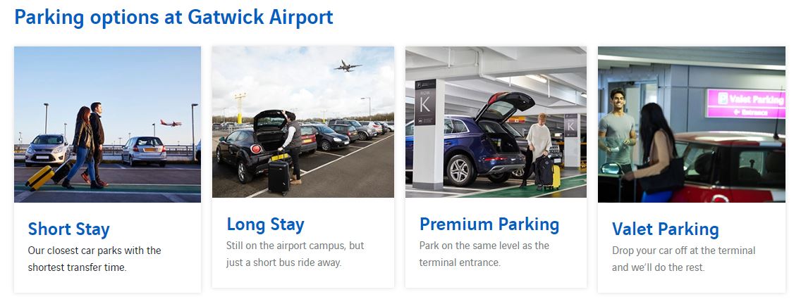 Parking options at cannon airport.