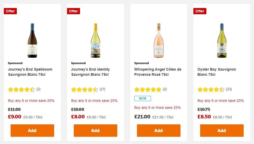 Sainsbury's wine deals