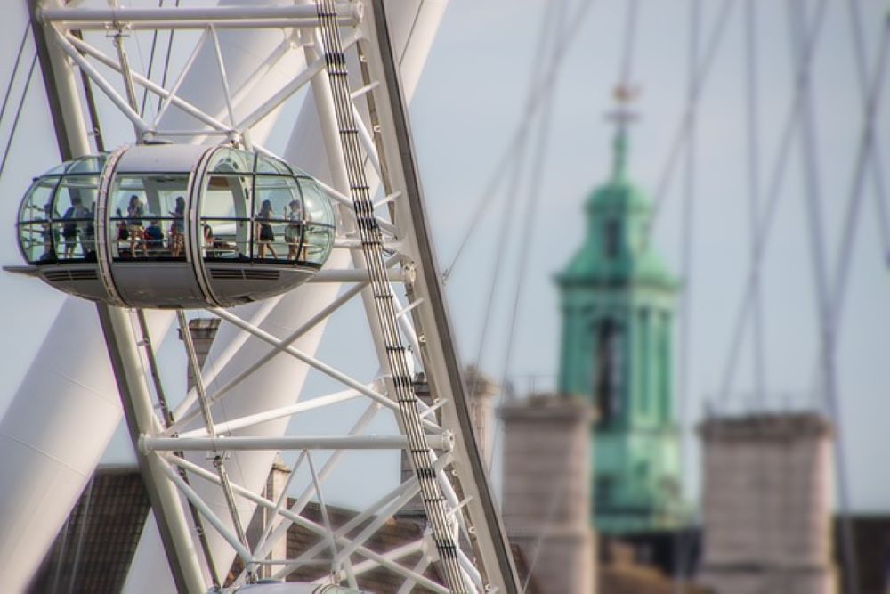 London eye, london, england.