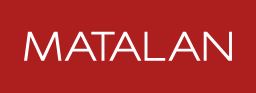 matala The image shows the word "MATALAN" in white, uppercase letters on a solid red background.