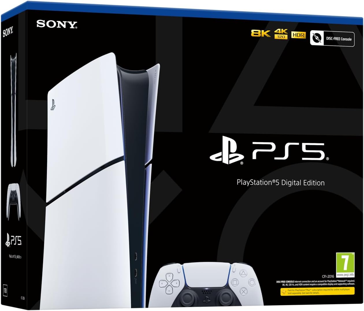 An image showing a Sony PS5 digital edition on sale during Amazon Prime Day