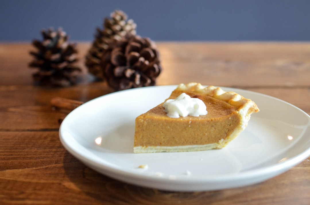 Photo by Element5 Digital closeup photo of sliced pie on white ceramic saucer