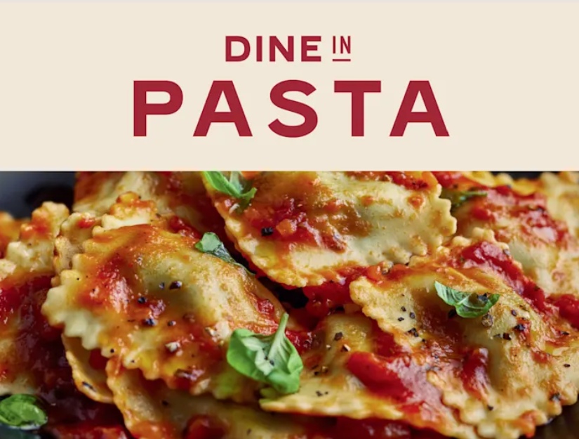M&S dine in pasta deal An image of ravioli in the M&S meal deal for 2