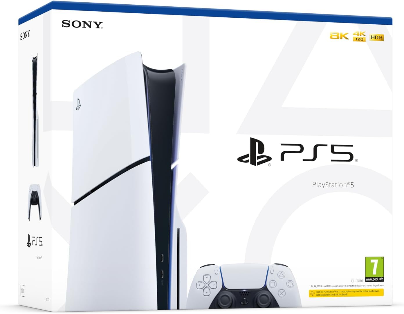 PlayStation 5 slim A white Sony PlayStation 5 Slim model, selling at a discount in October 2025's Amazon Prime Big Deals Day
