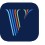 A stylized "W" logo with blue, orange, and green lines on a dark blue square background.