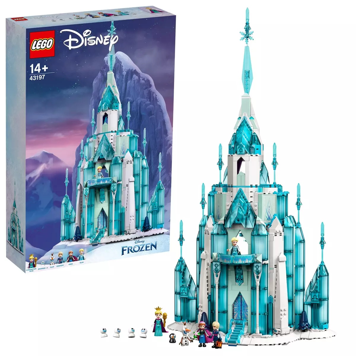 A LEGO Disney Frozen set showing Elsa's ice palace for less with a LEGO Black Friday sale