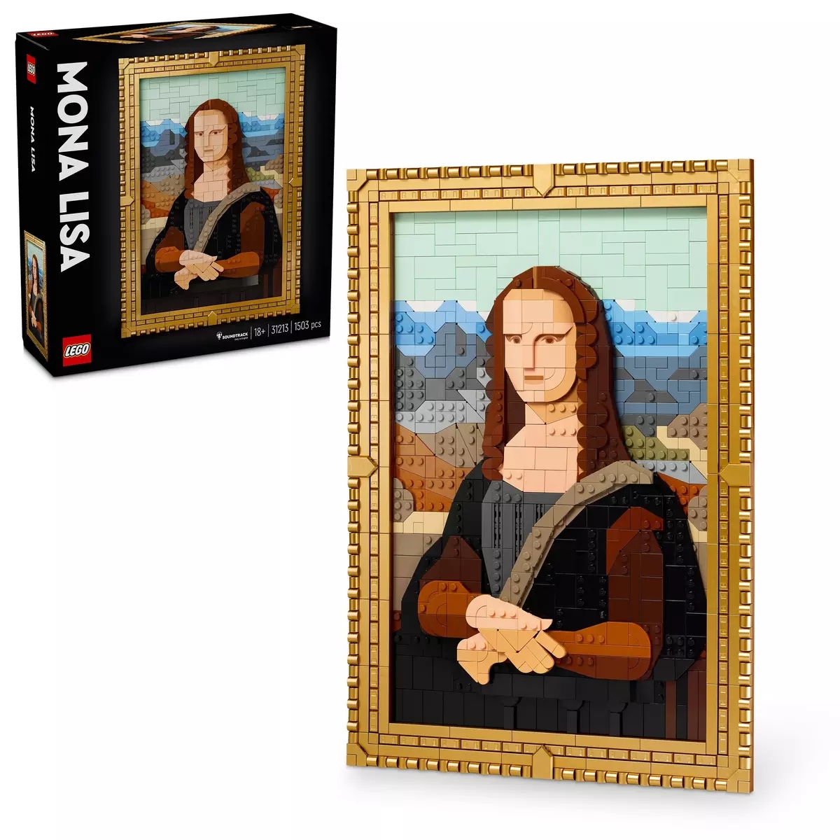 LEGO set recreating the Mona Lisa on sale in the LEGO Black Friday deals