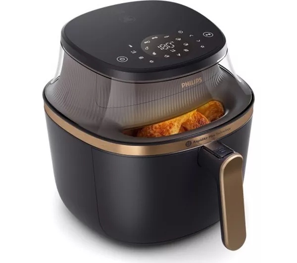 PHILLIPs Air Fryer An image showing a black Philips air fryer in the Black Friday sale