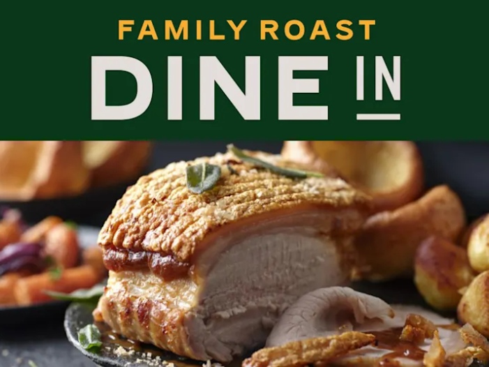 An image showing the M&S Roast Dinner dine in for 2 meal