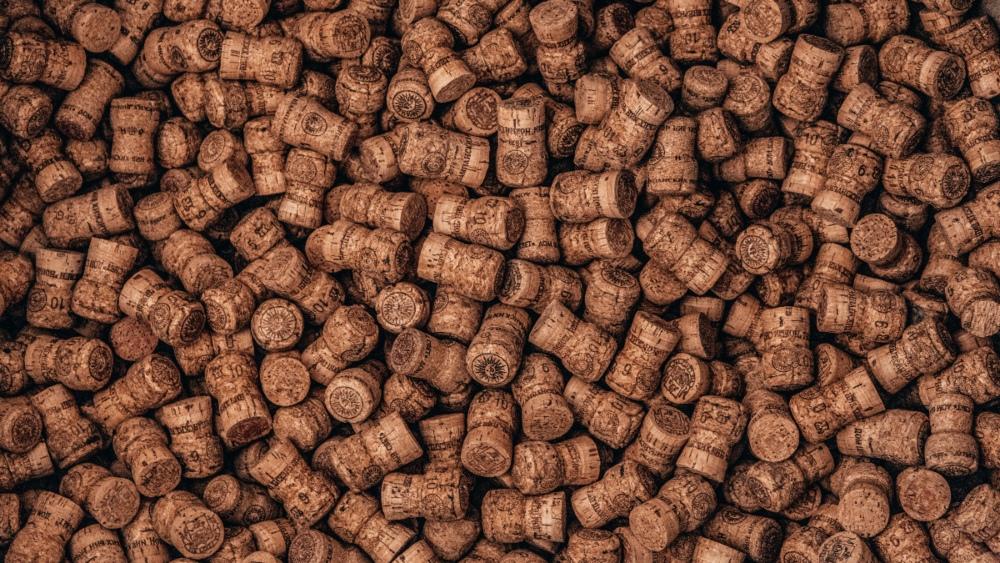 A pile of used wine corks, among the strange items you can sell online