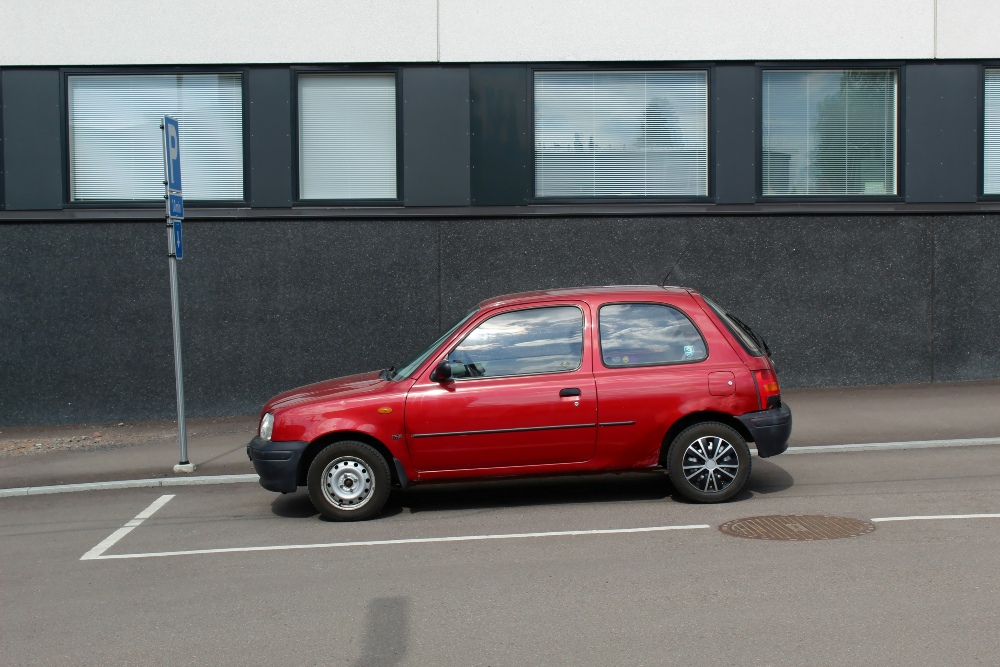 An image showing a car parking space, one of many things you can sell to make money online