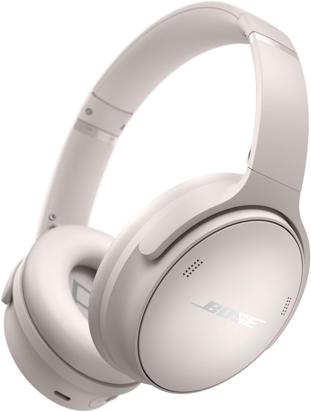 bose noise cancelling headphones An image showing a pair of off-white Bose over-ear headphones discounted in the Amazon Prime Day sale 2026