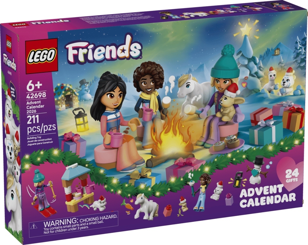 An image showing the LEGO Friends Advent Calendar for 2026