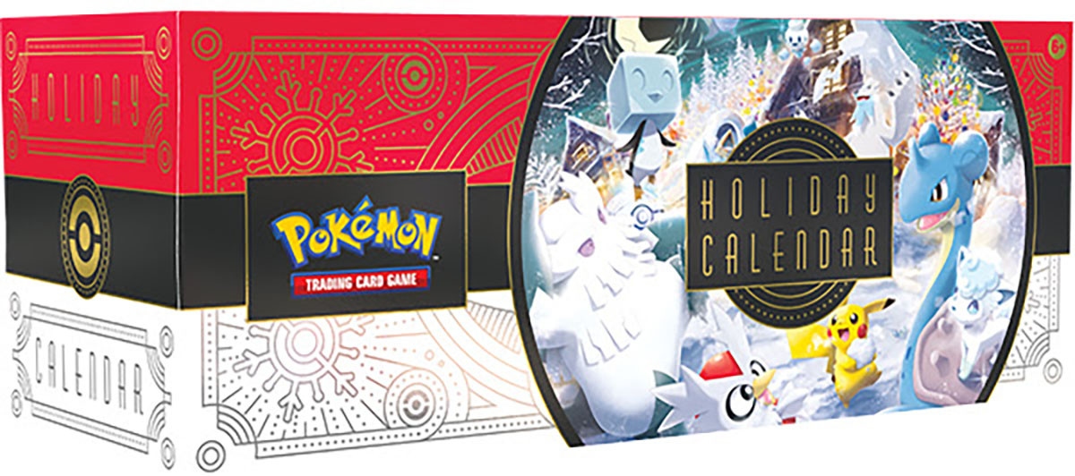 An image of the very first Pokémon TCG advent calendar from 202, showing the iconic box