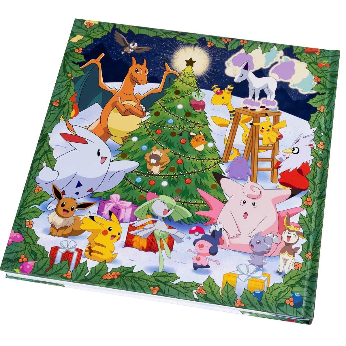 pokemon pop up advent calendar An image showing a pop-up advent calendar for the Pokemon franchise