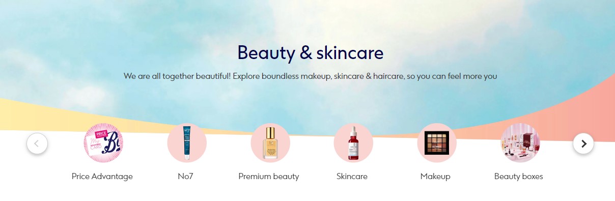 Boots beauty and skincare